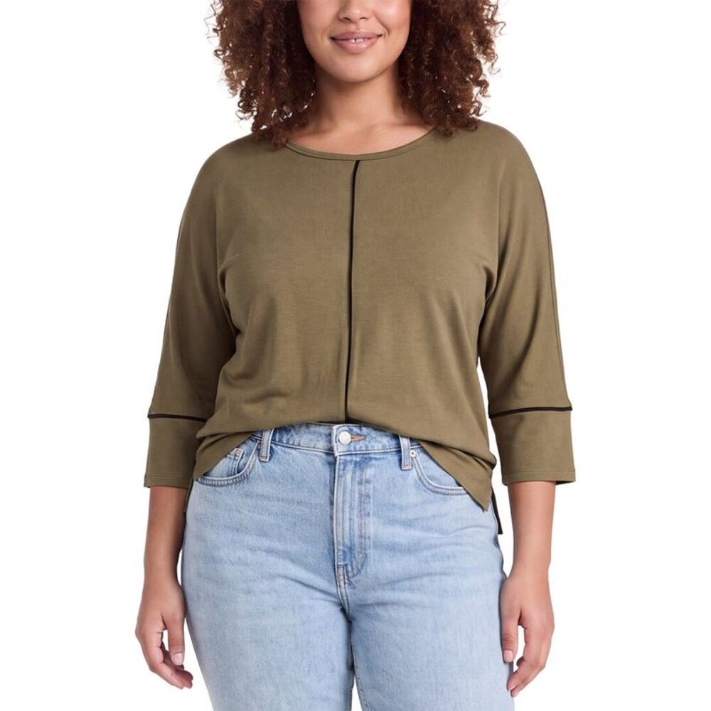 Jones New York Womens  Plus Tunic, Green